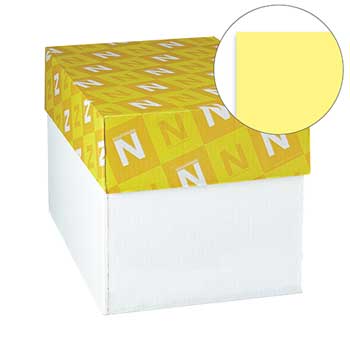 Neenah Paper Exact Vellum Bristol Cover Stock, 67 lb./147 gsm., 11&quot; x 17&quot;, Yellow, 250/RM, 1000/CT