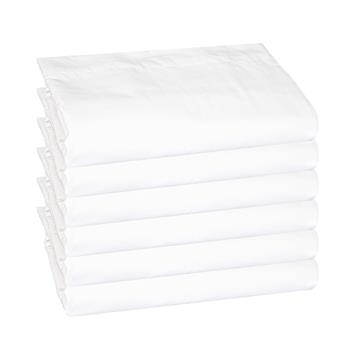 Monarch Brands King Sized Flat Sheets, 108 in x 110 in, White, 2 Dozen/Carton