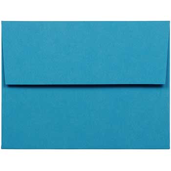 JAM Paper A2 Invitation Envelopes, 4 3/8&quot; x 5 3/4&quot;, Blue, 250/CT