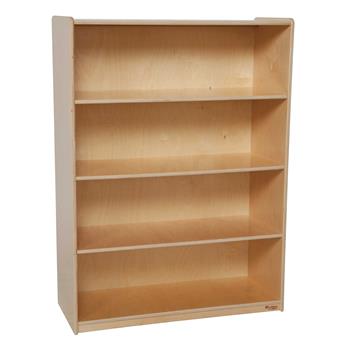 Wood Designs Bookcase, 4 Fixed Shelves, 49&quot;H x 36&quot;W x 15&quot;D, EA