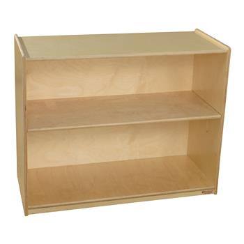 Wood Designs Bookcase, 2 Fixed Shelves, 29-1/16&quot;H x 36&quot;W x 15&quot;D, EA