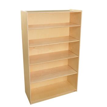 Wood Designs Bookcase, 5 Fixed Shelves, 59-1/2&quot;H x 36&quot;W x 15&quot;D, EA
