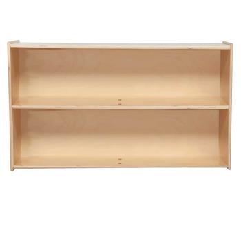 Wood Designs Full Length Open Shelf Storage Unit With 2 Shelves, 27-1/4&quot;H x 46-3/4&quot;W x 12&quot;D, EA