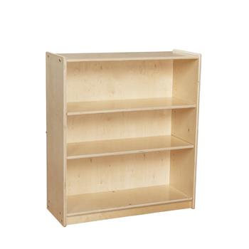 Wood Designs Bookcase With 2 Adjustable Shelves, 33-7/8&quot;H x 30&quot;W x 12&quot;D, EA