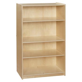 Wood Designs Bookcase With 3 Adjustable Shelves, 46-3/4&quot;H x 30&quot;W x 12&quot;D, EA