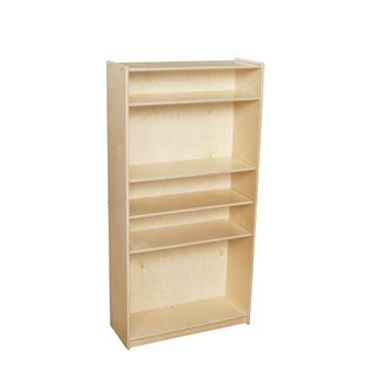Wood Designs Bookcase With 4 Adjustable Shelves, 59-1/2&quot;H x 30&quot;W x 12&quot;D, EA