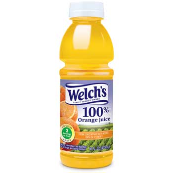 Welch&#39;s&#174; 100% Orange Juice, 16 oz., 12/CS