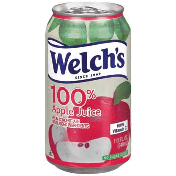 Welch&#39;s&#174; 100% Apple Juice, 11.5 oz. Cans, 24/CS