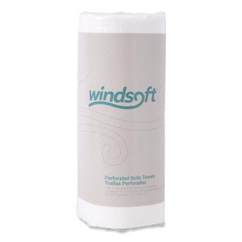 Windsoft&#174; Kitchen Roll Towels, 2-Ply, 11 x 8.5, White, 85/Roll