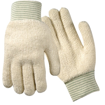 Wells Lamont Industrial Gloves, Terry Cloth, Heat-Resistant, Standard Weight, Large, 12 PR/PK