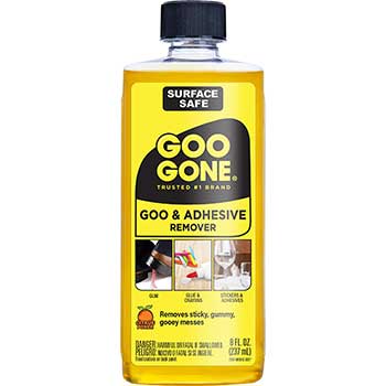 Goo Gone Original Surface Cleaner, 8 oz. Bottle, Citrus Scent, 12/CT