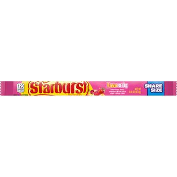 Starburst FaveREDs Fruit Chews Gummy Candy, Share Size, 3.45 oz , 6/Box