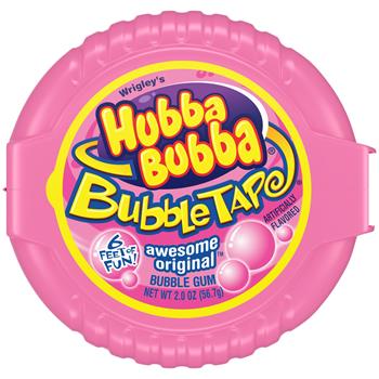Hubba Bubba Original Bubble Gum Tape, 2 oz , 24/Box