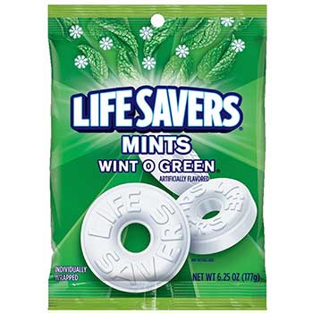LifeSavers&#174; Wint O Green Mints, 6.25 oz., 12/CS