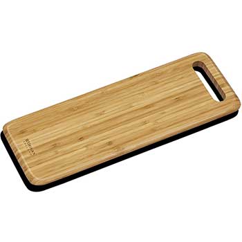 Wilmax Serving Board, 15 13/16&quot; x 5 15/16&quot;, Rectangular, With Cut-Out Handle, Long, Natural Bamboo, 3/PK