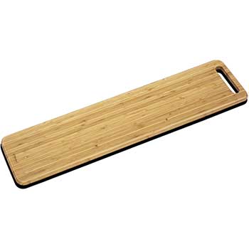 Wilmax Serving Board, 31 1/2&quot; x 7 15/16&quot;, Rectangular, With Cut-Out Handle, Long, Natural Bamboo, 2/PK