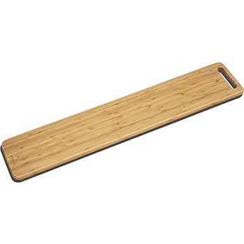 Wilmax Serving Board, 39 3/8&quot; x 7 15/16&quot;, Rectangular, With Cut-Out Handle, Long, Natural Bamboo, 2/PK