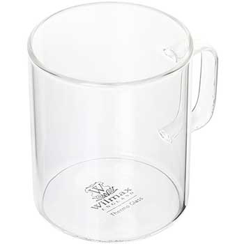 Wilmax Thermo Cup, 3 oz., 2&quot; dia. x 2&quot; H, Tempered, Borosilicate Glass, Clear, 6/PK