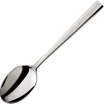 Wilmax Miya Dinner Spoon, 8&quot;, High Polish Stainless Steel, 24/PK