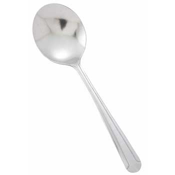 Winco Dominion Bouillon Spoon, 18/0 Medium Weight