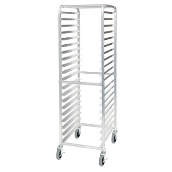 Winco 20 Tier Economy Sheet Pan Rack with Brakes, 3&quot; Spacing, Aluminum