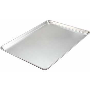 Winco Closed Bead Sheet Pan, 2/3 Size, 16&quot; L x 22&quot; W, Aluminum