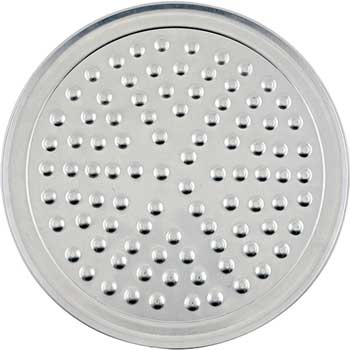 Winco Aluminum Wide Rim Pizza Tray with Nibs, 6&quot;