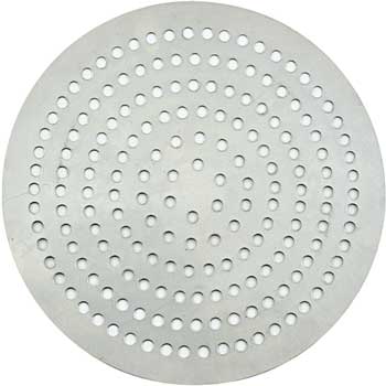 Winco Aluminum Super Perforated Pizza Disk, 9&quot;Dia.meter, 114 Holes