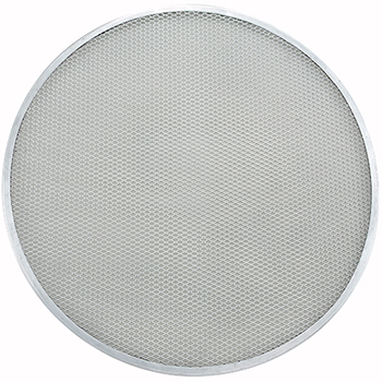 Winco 19&quot; Seamless Pizza Screen, Aluminum