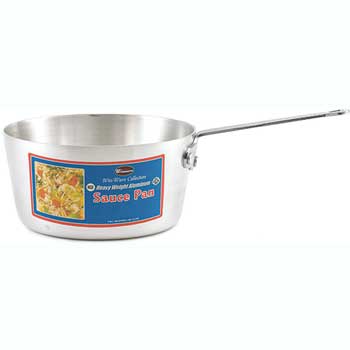 Winco Sauce Pan, 5 qt, Aluminum, Silver