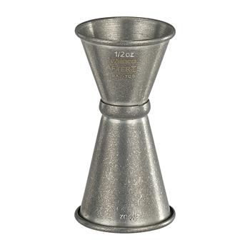 Winco After5 Jigger, 1/2 x 3/4 oz, Crafted Steel