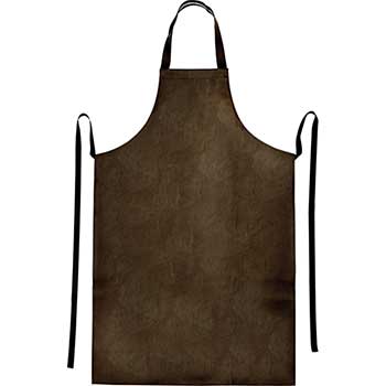 Winco Dishwashing Apron, 27 1/2&quot; x 40&quot; Heavyweight, Brown