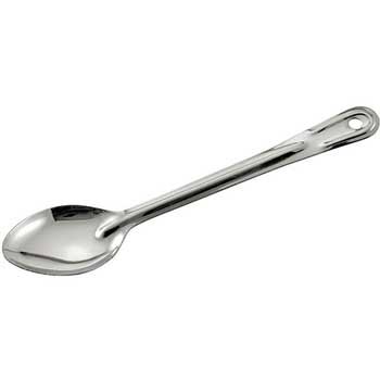 Winco 11&quot; Solid Basting Spoon w/ S.S. HDL 1.5 mm