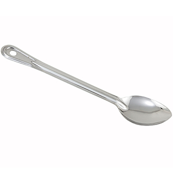 Winco 13&quot; Solid Basting Spoon, 1.2mm, S/S