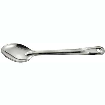Winco 15&quot; Solid Basting Spoon w/ S.S. HDL 1.5 mm