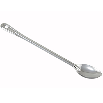 Winco 18&quot; Solid Basting Spoon, 1.5mm, S/S