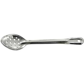 Winco 11&quot; Perforated Basting Spoon w/ S.S. 1.5 mm
