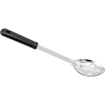 Winco 15&quot; Slotted Basting Spoon, Bakelite Hdl, S/s