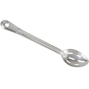 Winco 13&quot; Slotted Basting Spoon, 1.2mm, S/S