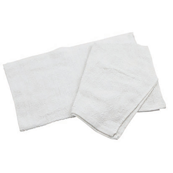 Winco Cotton Bar Towel, 16&quot; x 19&quot;, White