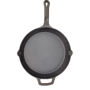 Winco FireIron Skillet, 12&quot; Dia, Cast Iron