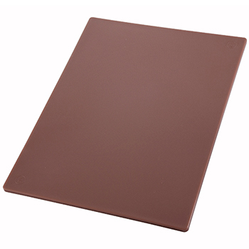 Winco Cutting Board, 18&quot; x 24&quot; x 1/2&quot;, Brown