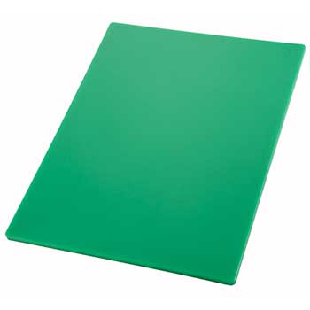 Winco Cutting Board, 15&quot; x 20&quot; x 1/2&quot;, Green