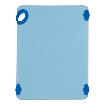 Winco Statik Cutting Board, 15&quot; L x 20&quot; W, Plastic, Blue