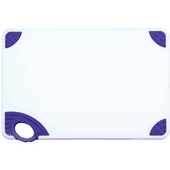 Winco Staygrip Cutting Board, 12&quot; x 18&quot; x 1/2&quot;, Purple
