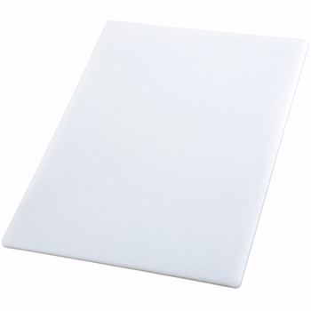 Winco Cutting Board, 6&quot; x 10&quot; x 1/2&quot;, White