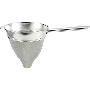 Winco&#174; Bouillon Strainer with Extra Fine Mesh, Hollow Handle