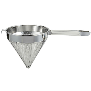 Winco 8&quot; China Cap Strainer, Coarse , Stainless Steel