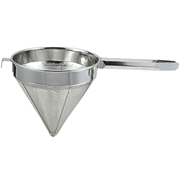 Winco 8&quot; China Cap Strainer, Fine , Stainless Steel
