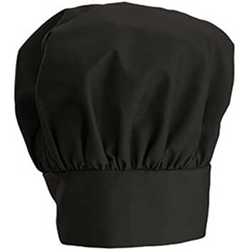 Winco Chef Hat, 13&quot;, Velcro Closure, Black